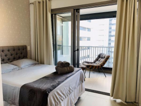 Studio novo a 5 min da Av Paulista e ao lado do metrô, com Wifi, Academia e Piscina na Cobertura